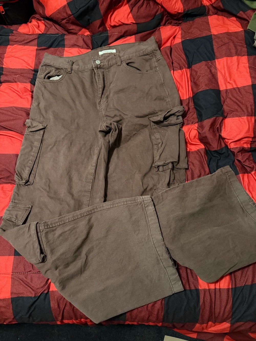 PacSun Brown Cargo Pants - Women's Utility Trousers